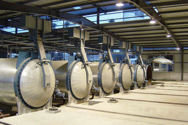 Lightweight Concrete Glass Industrial Autoclave 2.5×31m With 1.6Mpa Pressure
